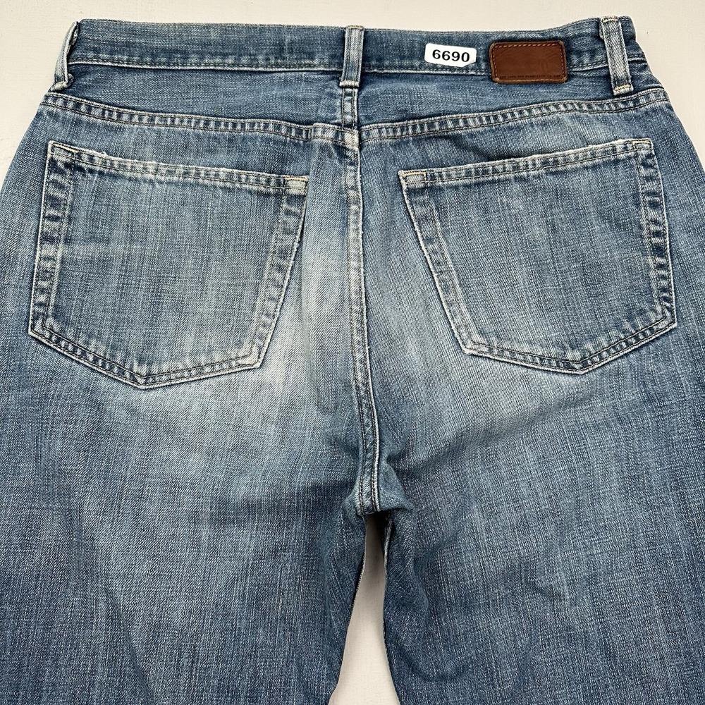 VTG GAP Easy Fit Jeans Mens 34x30 Light Blue Cotton Loose Straight Y2K Whiskers
